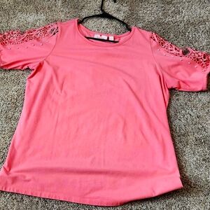 Ladies  Beaded Tee Shirt